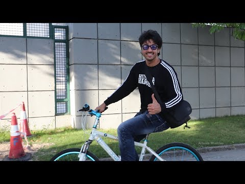 RIDING A BMW BICYCLE
