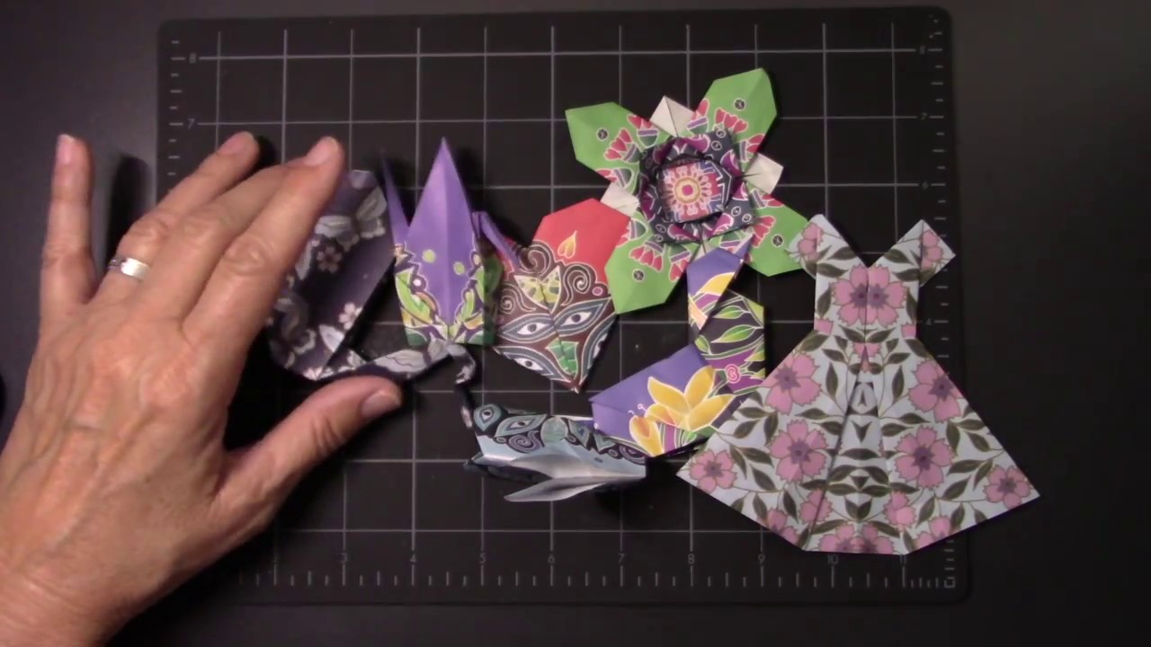 Fold an Easy Heart with Kaleidoscope Paper YouTube
