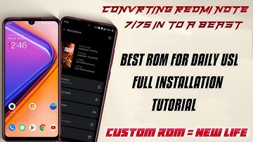 Best Custom Rom For Redmi Note 7/7s In 2024 |  | How to install Custom Rom In Redmi Note 7 | Easy 🔥