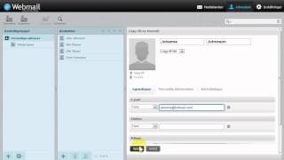 Webmail - Lägg In Kontakt I Adressboken