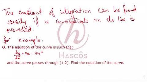 Finding Integration Constant