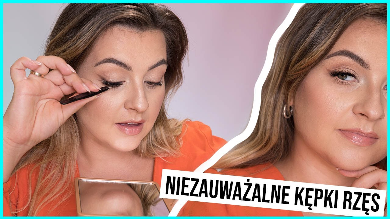NATURALNY WACHLARZ RZĘS czyli wszystko o klejeniu kępek od dołu | lamakeupebella