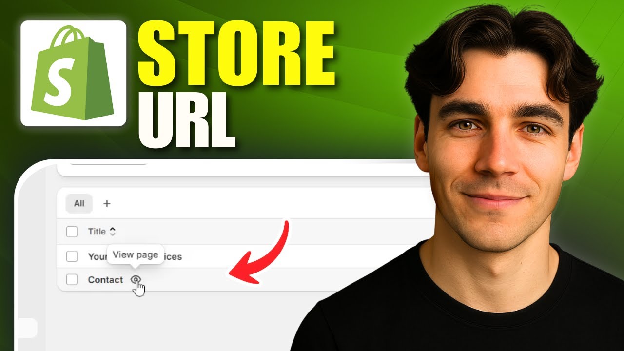 How To Find Shopify Store URL (Tutorial 2026) - YouTube