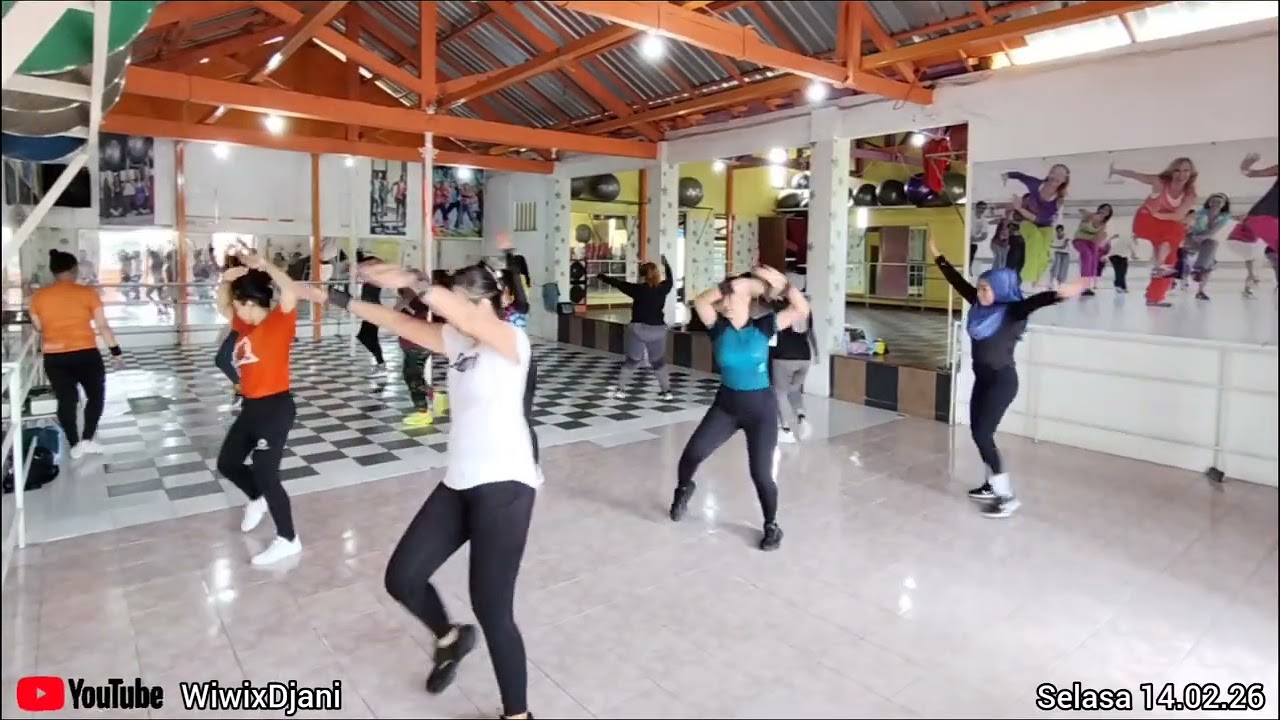 Part 2, Aerobic Choreo Mahir class, Ss Sekar Ayu BkL Sabtu 140226 | Wiwix Djani 