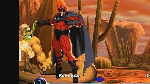 MvC2: Romneto - Magneto Storm comeback vs 3 chars [vs NoobTom] .:5.26.21:.