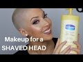 SHAVED HEAD MAKEUP TIPS AND TRICKS//Gabrielle olivia