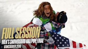 FULL Replay: Shaun White's Triumph! | Men's Snowboard Halfpipe Final | Vancouver 2010