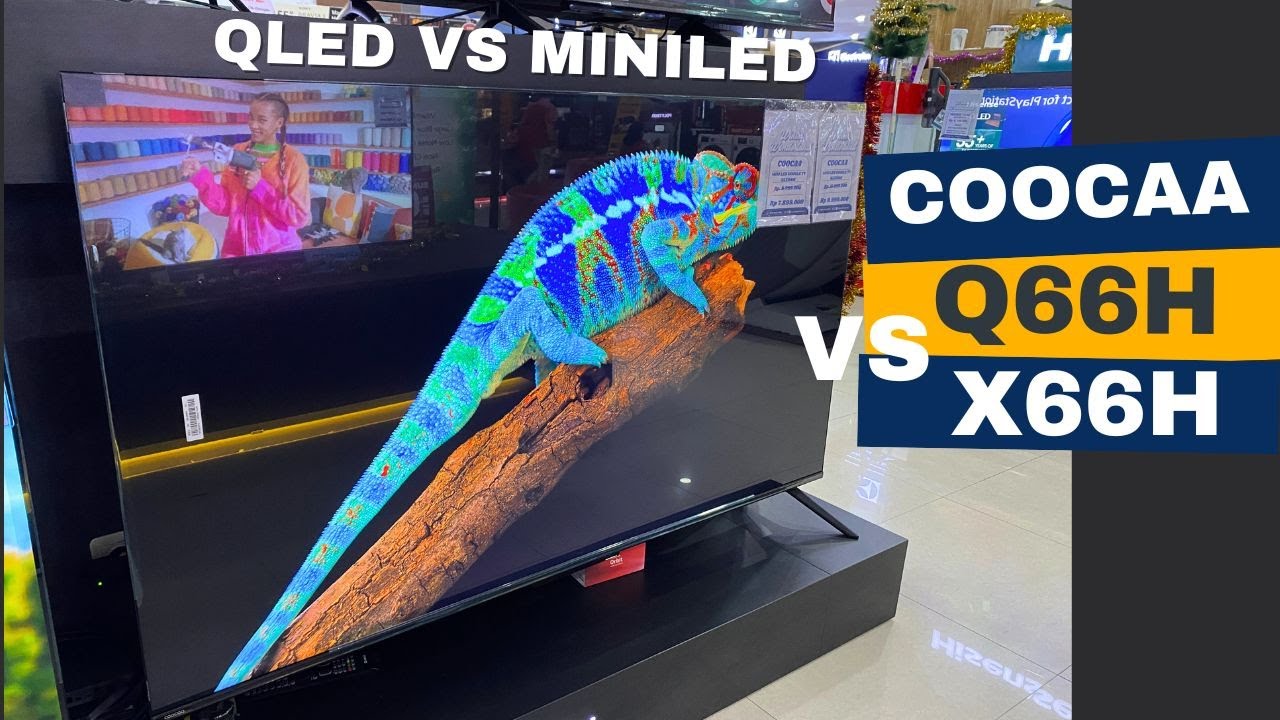 PERBEDAAN MINILED TV DAN QLED TV COOCAA X66H VS Q66H