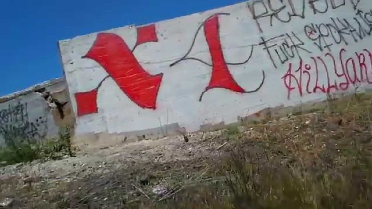 Norteno Gang Graffiti - Fuck Surenos & Police - Northside x4 - YouTube