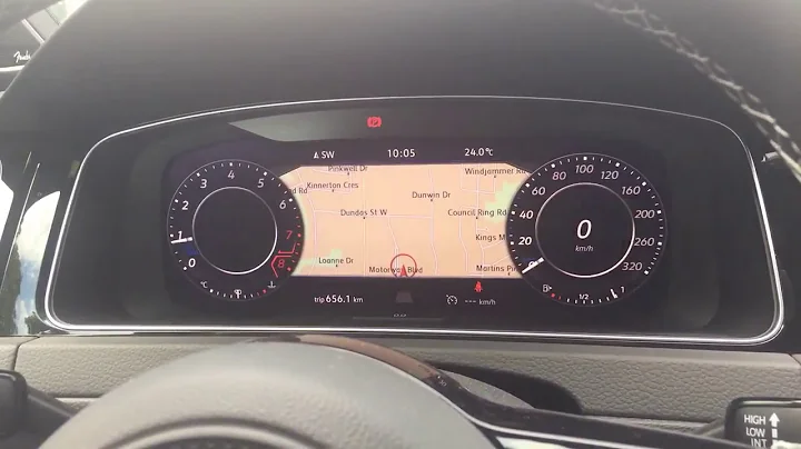 Navigation on your digital dashboard cockpit