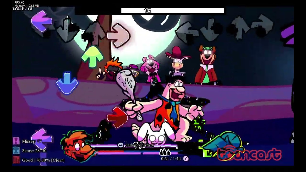 FNF Glitched Legends - Dark Prehistory