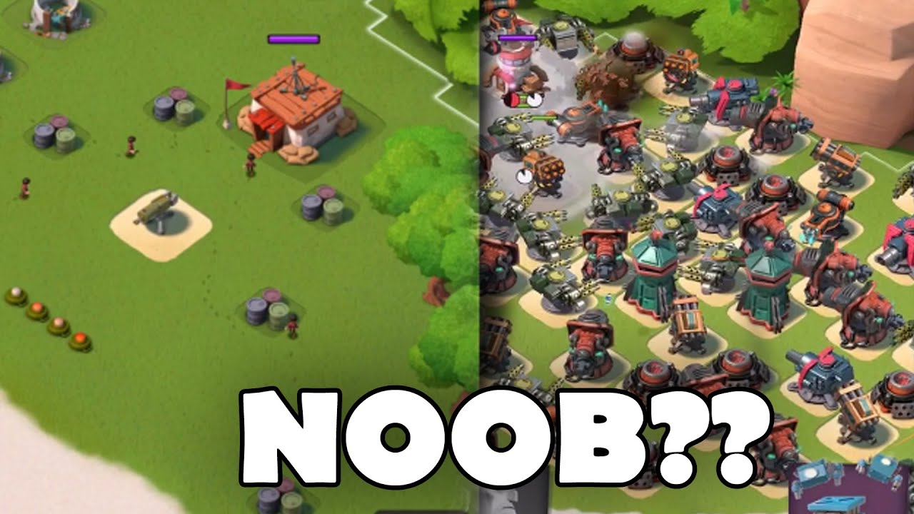 WHAT HAPPENED TO BEING A BOOM BEACH NOOB??