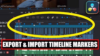 Export & Import Timeline Markers to Other Projects in DaVinci Resolve [ How To Tutorial ]