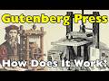 How Does a Gutenberg Press Work? Building Words One Letter at a Time [ID1222]