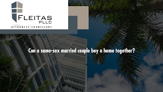 Can a same-sex married couple buy a home together?