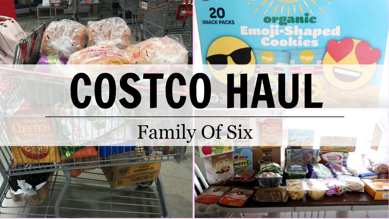 COSTCO HAUL Family Of Six YouTube