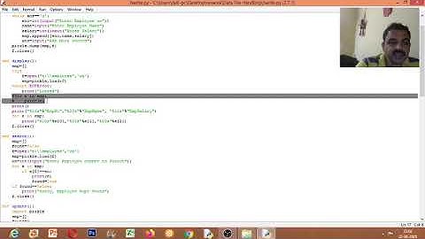 Menu Driven Program on Binary File