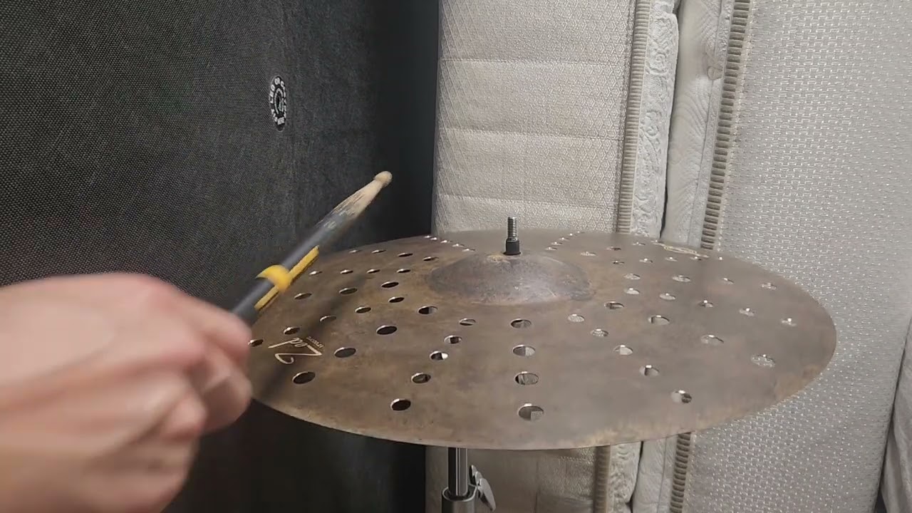 omete cymbals Zed Over-Hole Crash 17