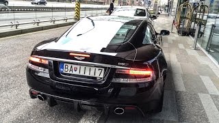 LOUD Aston Martin DBS start up + REV and acceleration