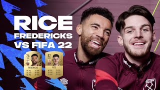 "I SHOULD be in the 90s!" | Why does Rice want his dribbling stat higher? | West Ham vs FIFA 22