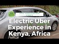 USING UBER'S ELECTRIC CAR FOR THE FIRST TIME IN NAIROBI KENYA - AFRICA