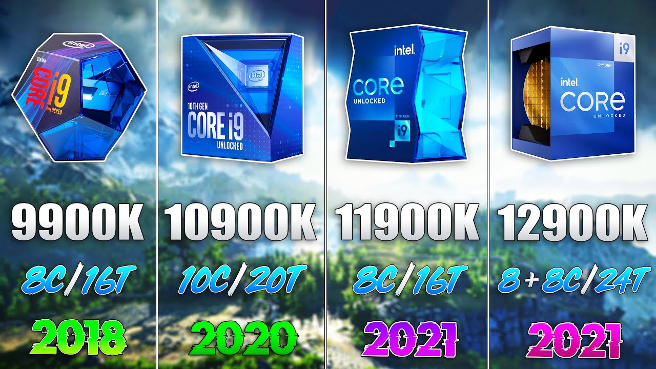 i9 9900K vs i7 11700K - Test in 9 Games 