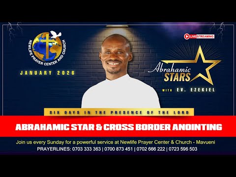12 DAYS OF PRAYER FASTING ABRAHAMIC STAR AND CROSS BORDER ANNOINTING 29 01 2026 