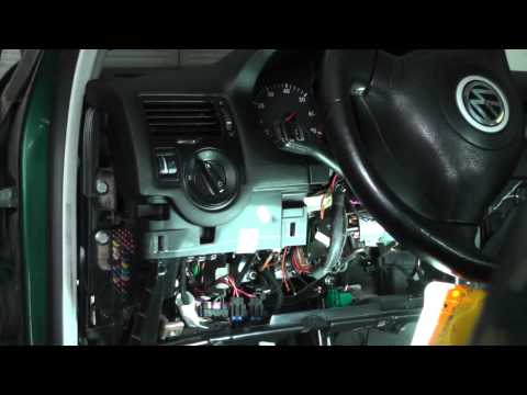 Volkswagen Jetta Repairing Ignition Switch Wiring Harness - Part 4