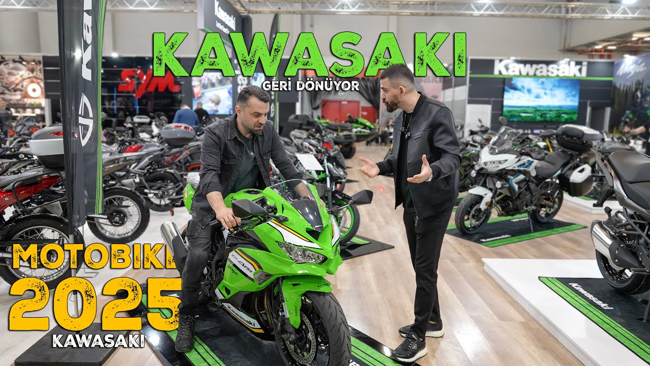 Kawasaki Geri Dönüyor! Motobike 2025'te Kawasaki Standını Gezdik