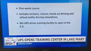 UPS Driver Training