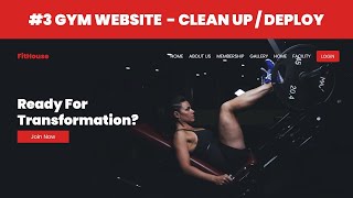 3. How to make website using html css javascript - Code Clean up and deploying to netlify