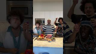 🧀🥩🌯CHEESESTEAK SANDWICH🌯🥩🧀 With @bennyblanco & @ericandre1694   #food #cooking #shorts