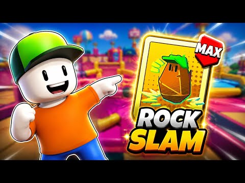 Max Rock Slam Ability in Stumble Guys 🤯🔥