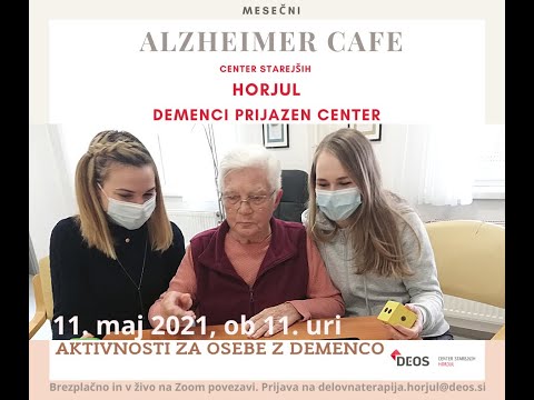 Aktivnosti za osebe z demenco - Alzheimer cafe