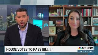 Rep. Sara Jacobs Joins AYMAN on MSNBC to Discuss Voting Against TikTok Ban