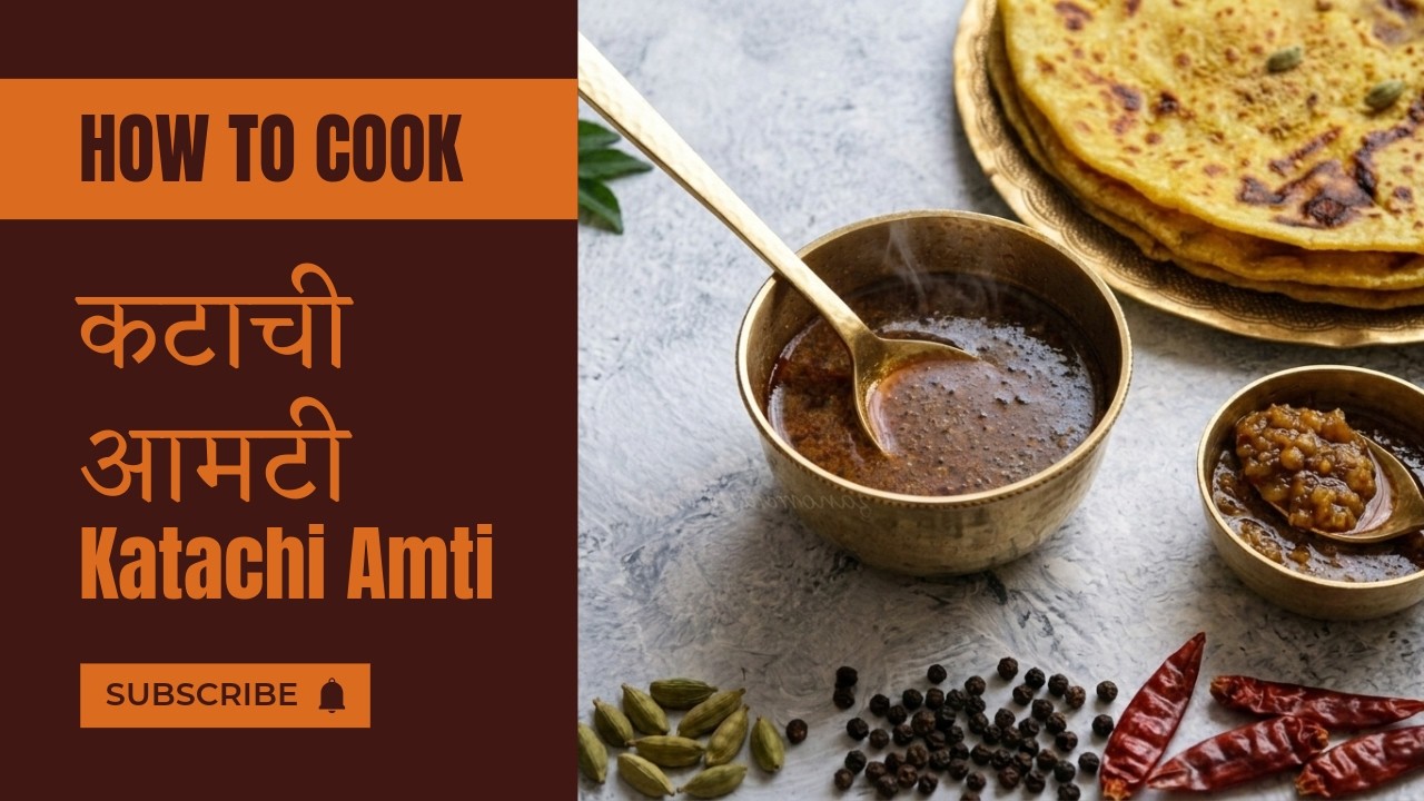 कटाची आमटी | चवदार कटाची आमटी | Maharashtrian bhaji recipes | Easy Amti Recipe | EP - 33