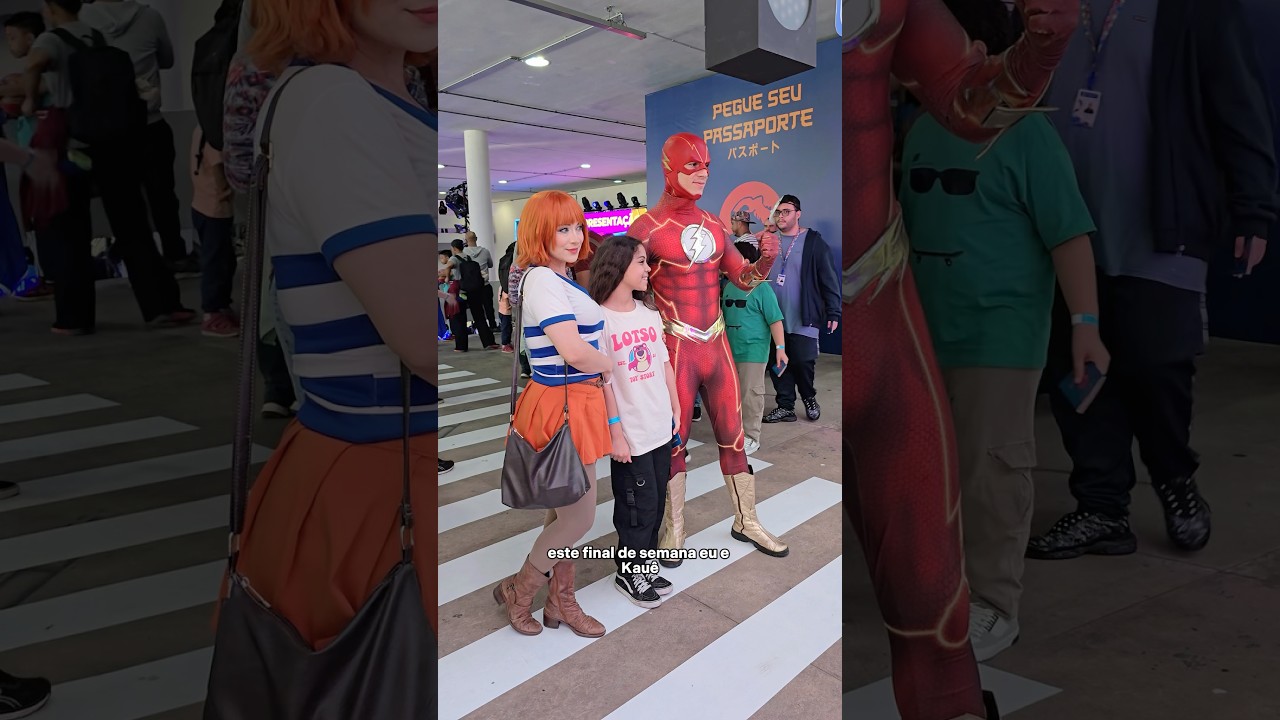 Nami e Flash Cosplayers no Orgulho Nerd SP - #namicosplay #nami #flash #theflash #onepiece