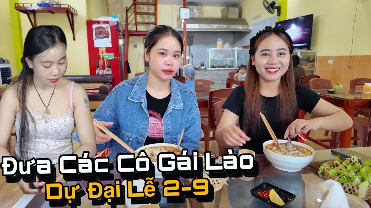 Rất Nhiều Cô Gái Lào Theo Nùng Xuống Hà Nội Dự Đại Lễ 2-9, Hành Trình Vượt 500km Tới Hà Nội..!