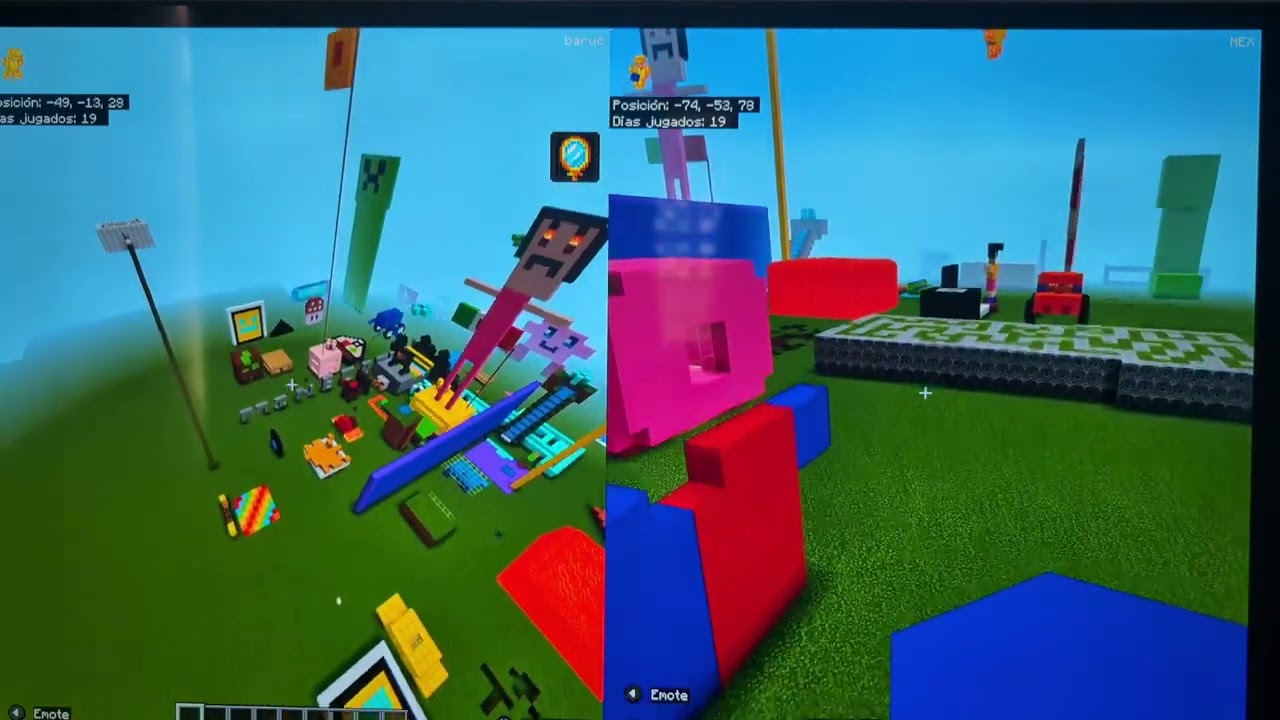 Minecraft #05 | Batallas de Construcción 03 -Barcelona, GeometryDash y un avión | Chiqui Yoshi Baruc