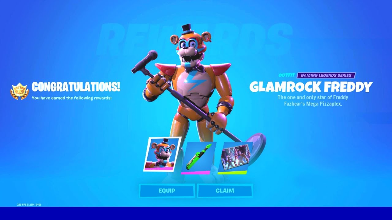 Is Glamrock Freddy From FNAF Joining Fortnite As A New Skin?