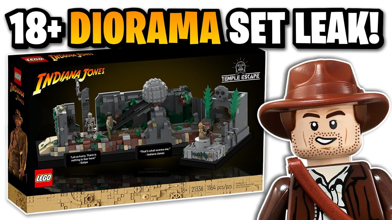 Build a LEGO® Indiana Jones diorama - ToyPro