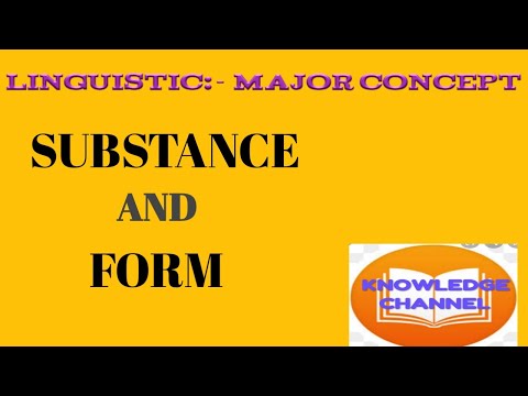 Video: Substance And Form