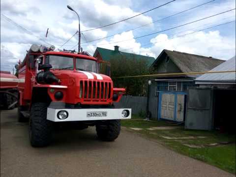 Пожар на Заречной улице