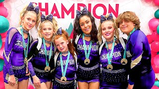 CHEER COMPETiTiON WiTH 6 KiDS?! *WiLL WE WiN?* 😱🏆