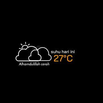 Efek mentahan kinemaster suhu cuaca 30 detik