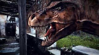 Jurassic Park - TRex Attack (Cinema 4D R21)