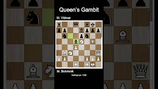 Botvinniks Brilliant Sacrifice Queens Gambit Mastercl