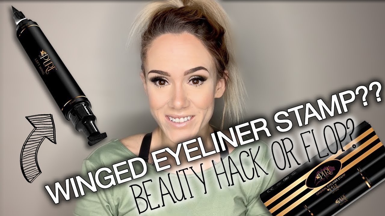 WINGED EYELINER STAMP REVIEW The Best Beauty Hack Ever or Total Flop