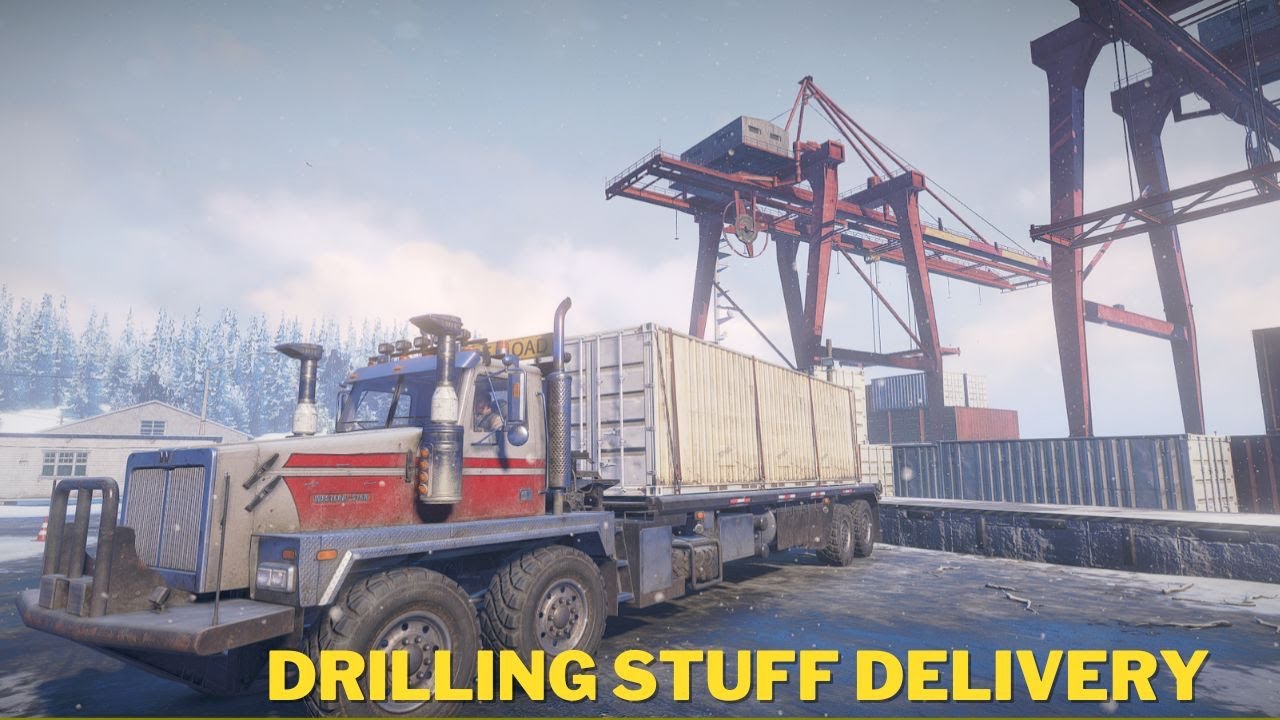 Drilling Stuff Delivery SnowRunner YouTube