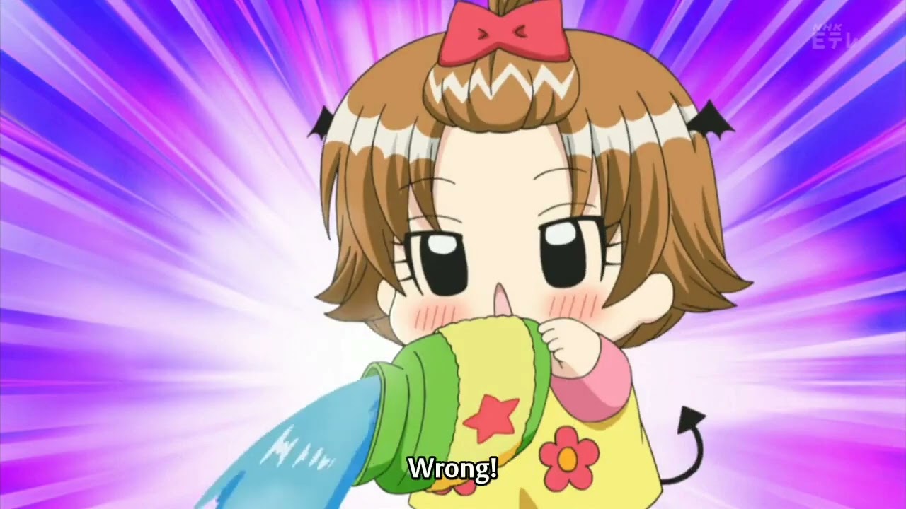 karin-chan poured hot water on Enchou's~